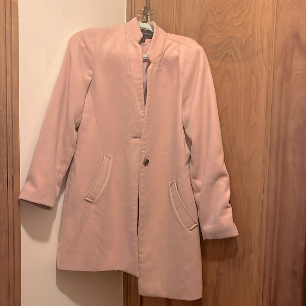 Size L Banana Republic Light Pink Pea Coat